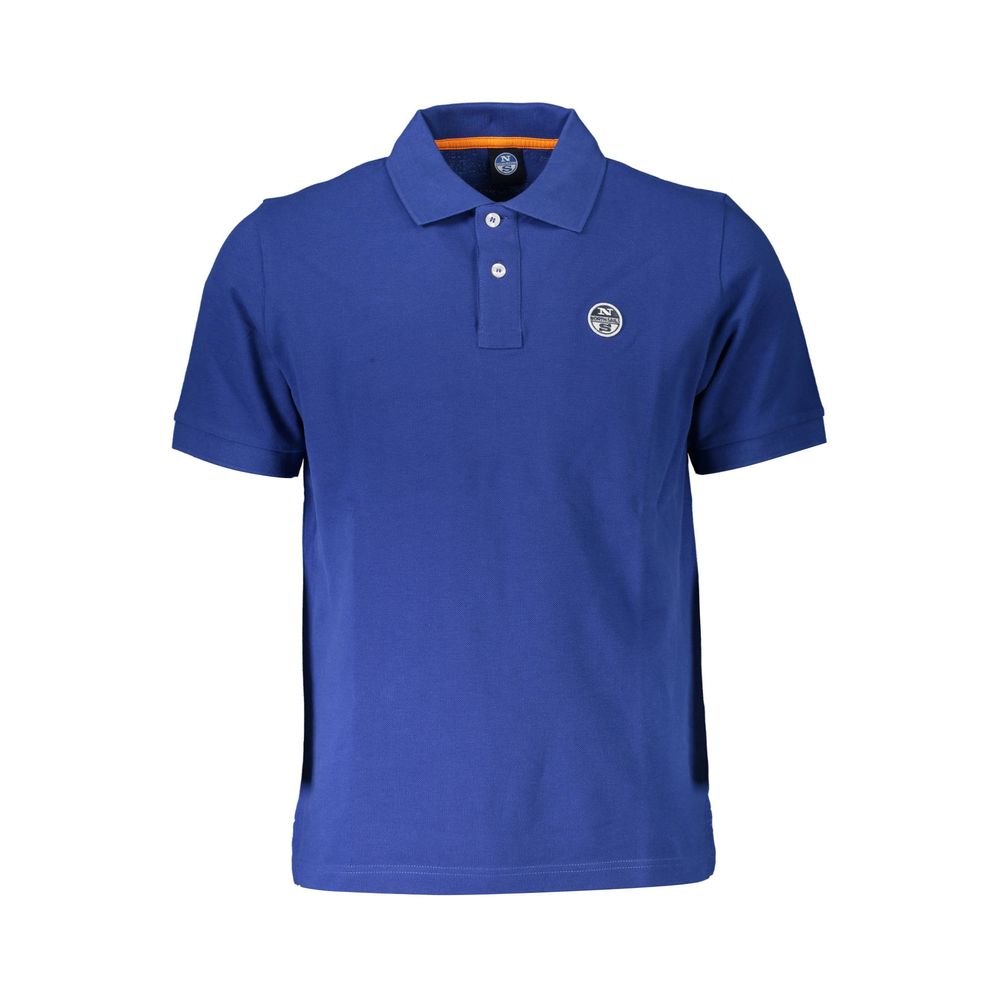 North Sails Blue Cotton Men Men's Polo