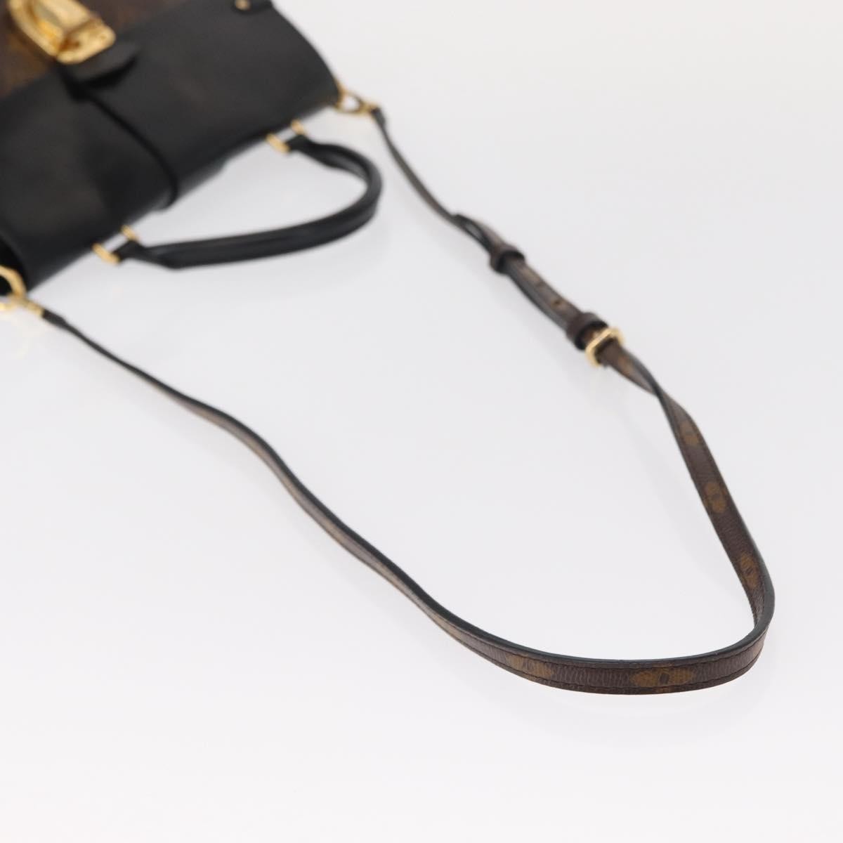 Louis Vuitton One Handle Flap Monogram Canvas And Leather Brown Canvas Handbag (Pre-Owned)
