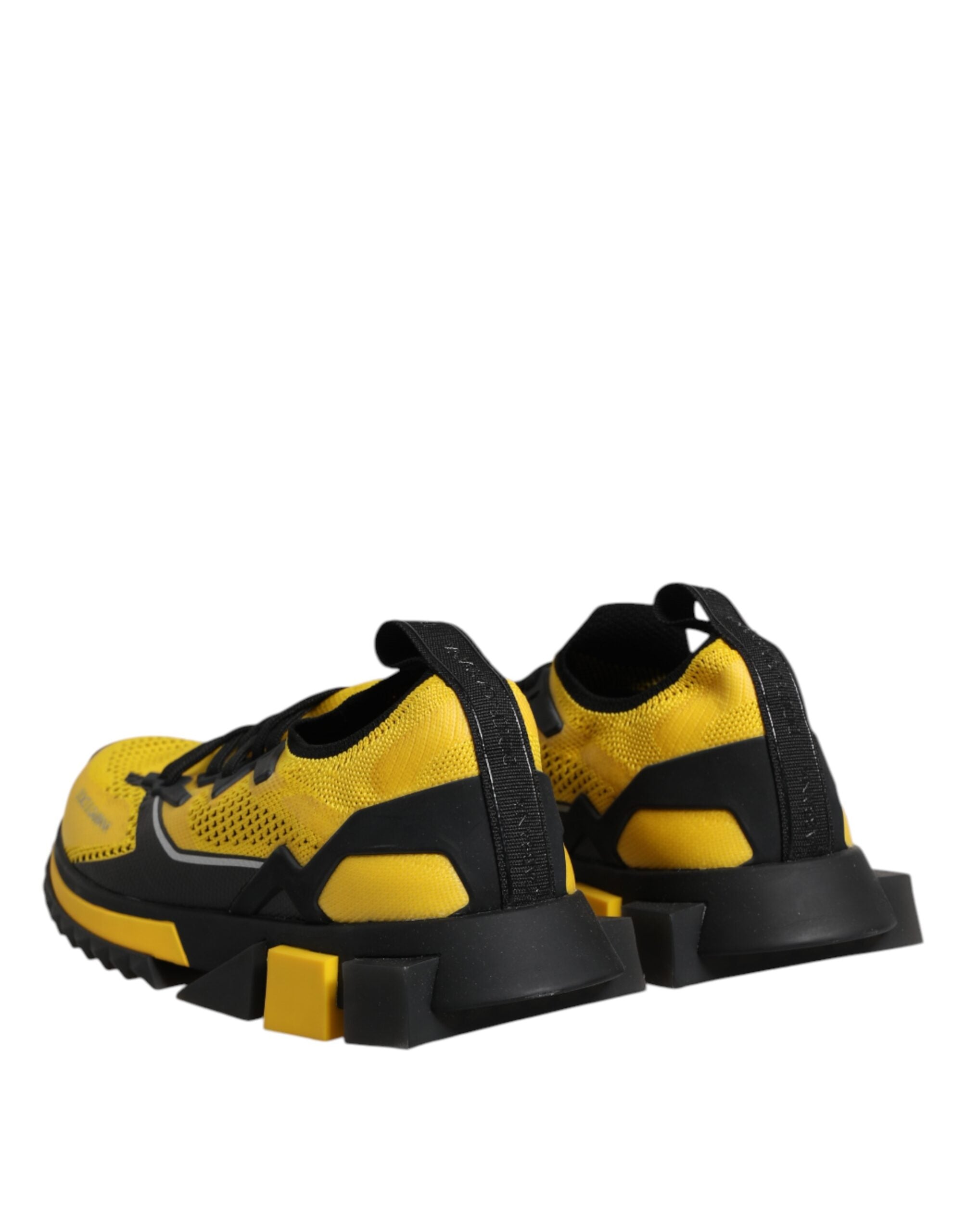 Dolce & Gabbana Yellow SORRENTO Sport Stretch Sneakers Men's Shoes