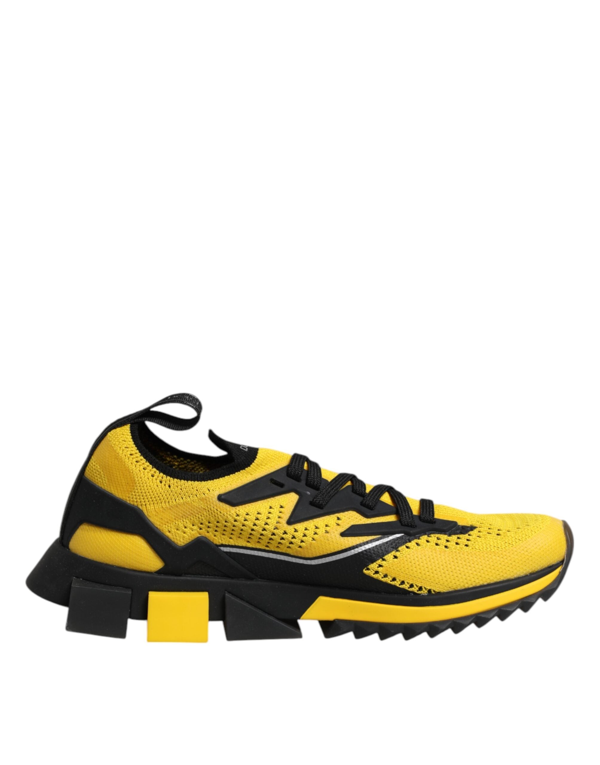 Dolce & Gabbana Yellow SORRENTO Sport Stretch Sneakers Men's Shoes