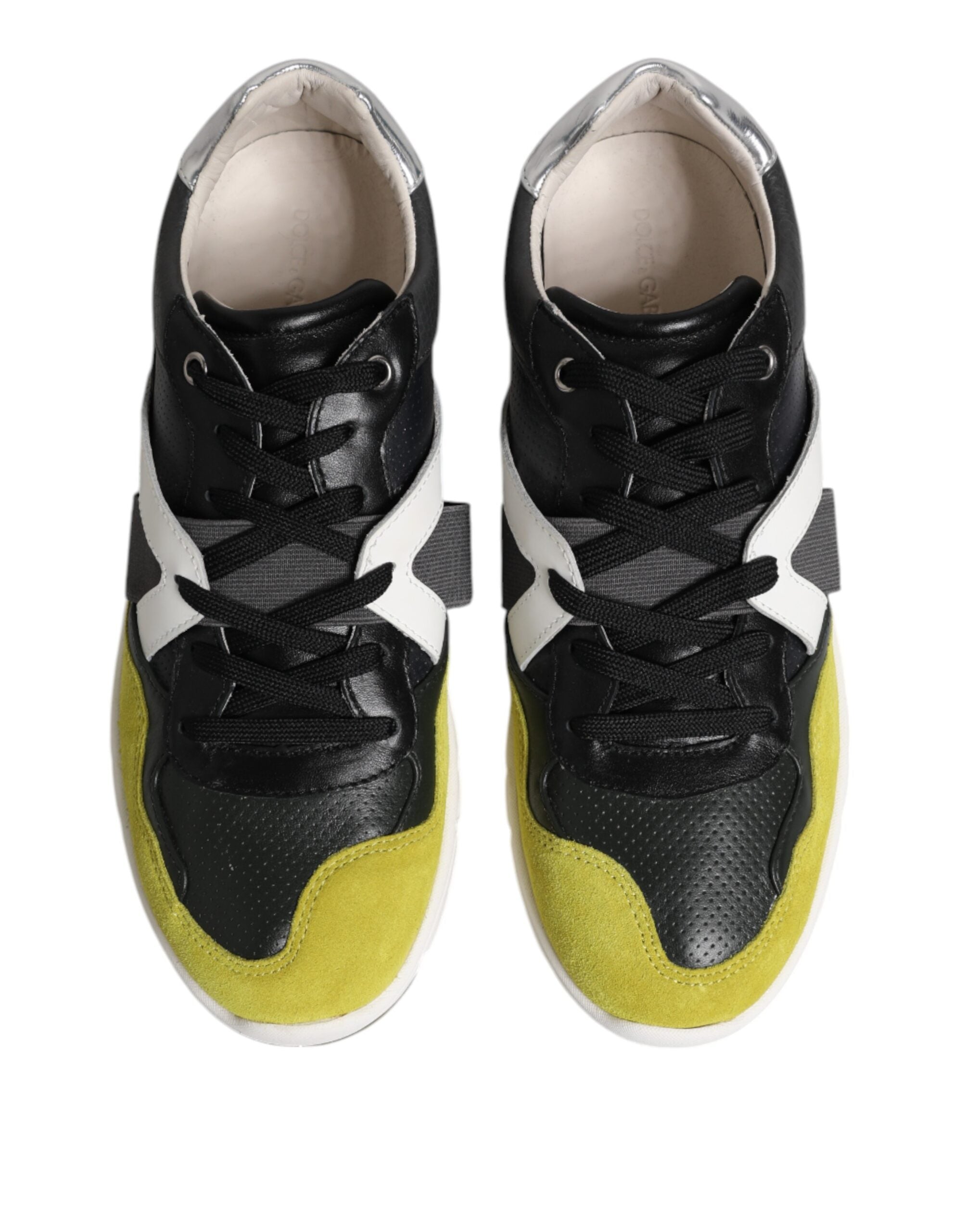 Dolce & Gabbana Multicolor Lace Up Low Top Men Sneakers Men's Shoes