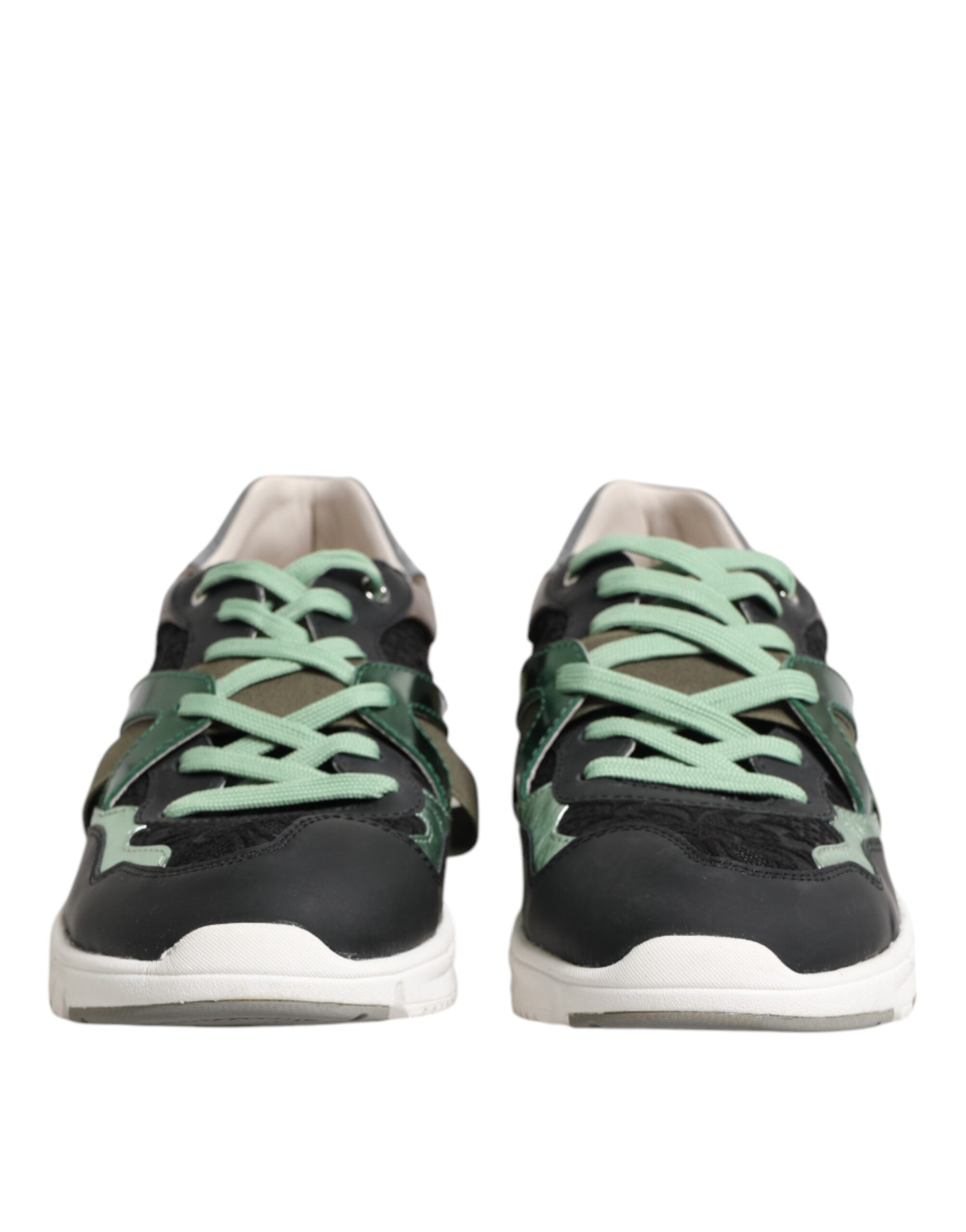 Dolce & Gabbana Multicolor Lace Up Low Top Sneakers Men's Shoes (Pre-Owned)
