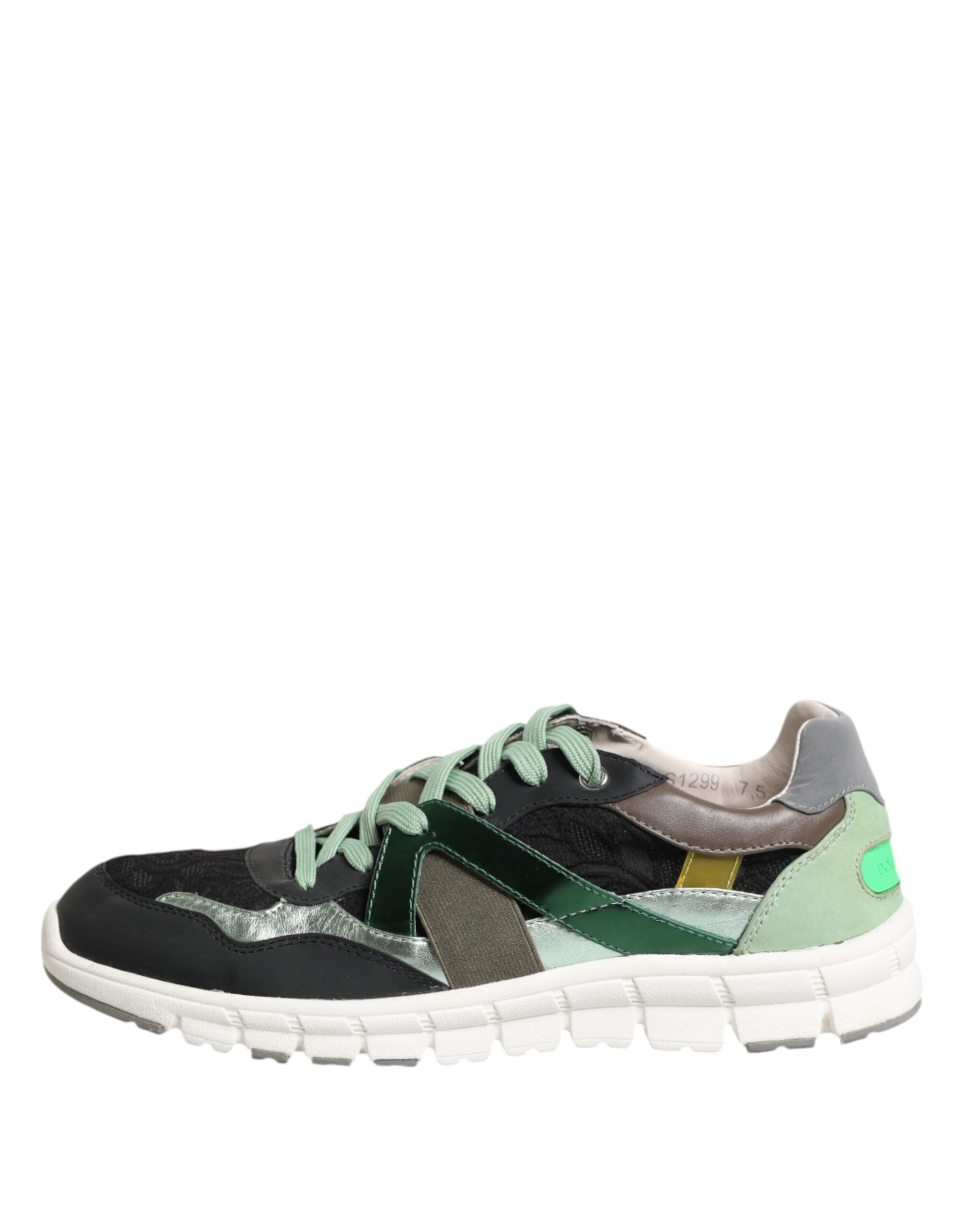 Dolce & Gabbana Multicolor Lace Up Low Top Sneakers Men's Shoes (Pre-Owned)