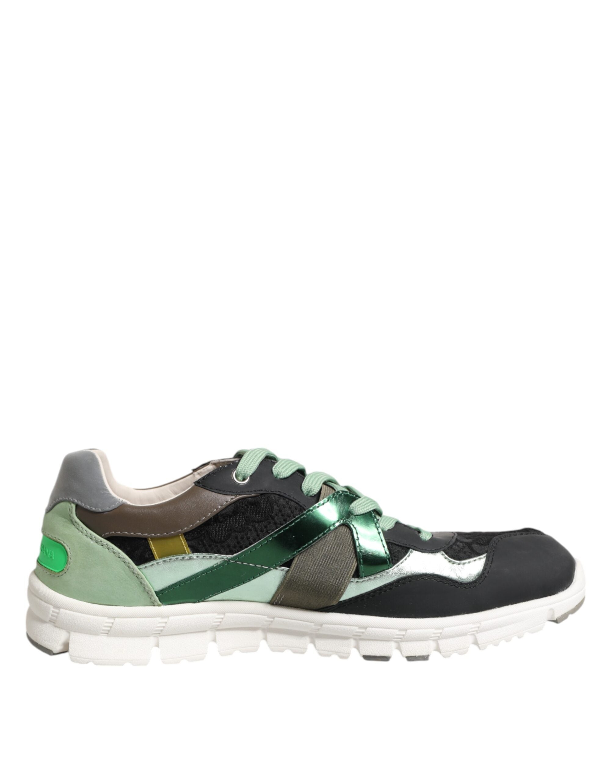 Dolce & Gabbana Multicolor Lace Up Low Top Sneakers Men's Shoes (Pre-Owned)