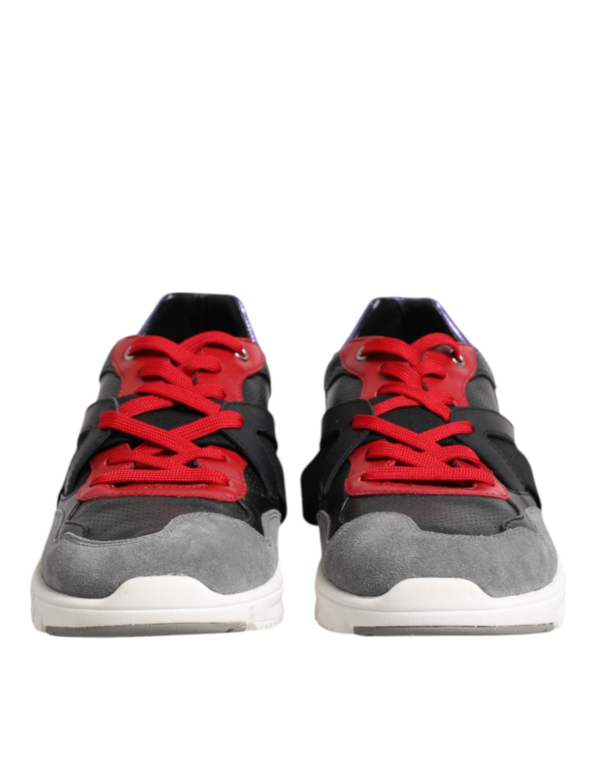 Dolce & Gabbana Multicolor Lace Up Low Top Men Sneakers Men's Shoes (Pre-Owned)