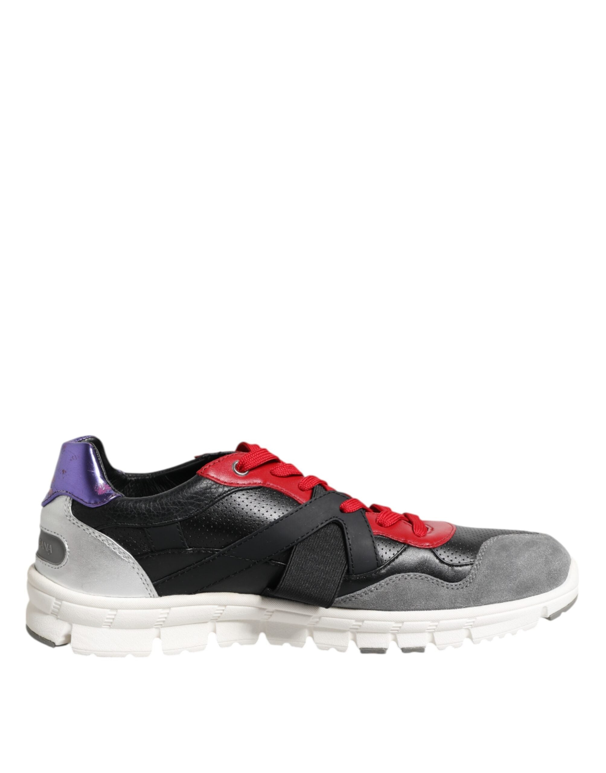 Dolce & Gabbana Multicolor Lace Up Low Top Men Sneakers Men's Shoes (Pre-Owned)