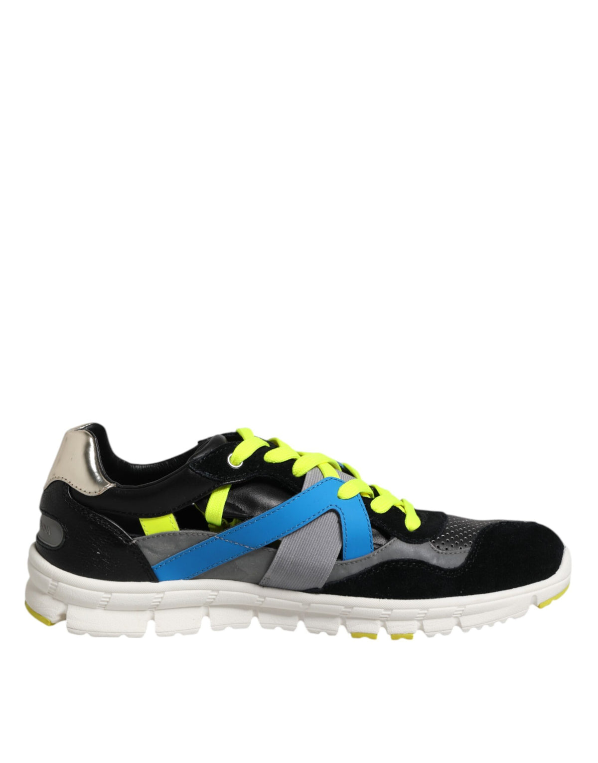 Dolce & Gabbana Multicolor Lace Up Low Top Men Sneakers Men's Shoes (Pre-Owned)