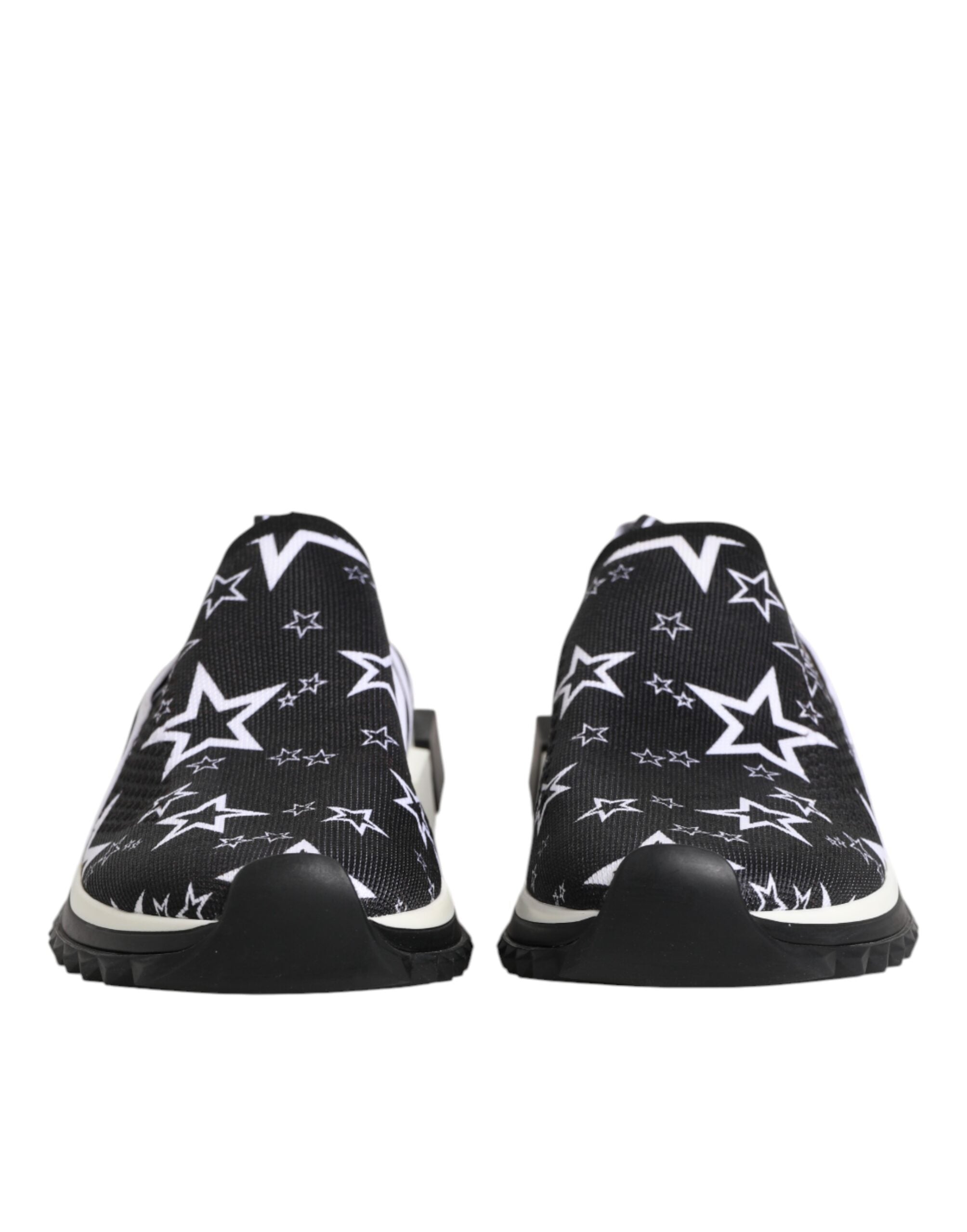 Dolce & Gabbana Black White Sorrento Low Top Sneakers Men's Shoes