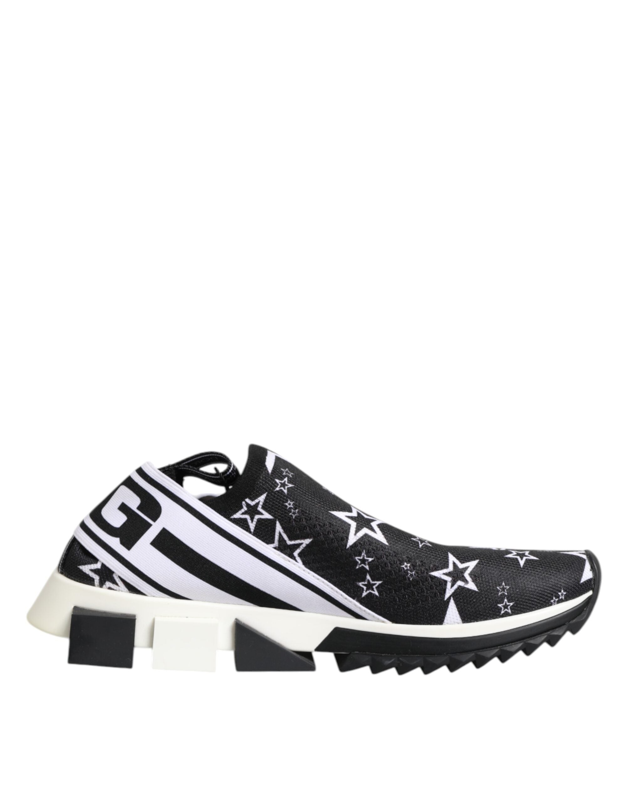 Dolce & Gabbana Black White Sorrento Low Top Sneakers Men's Shoes