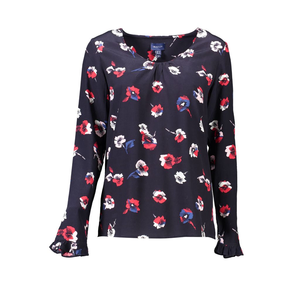 Gant Blue Viscosa Women Women's Sweater