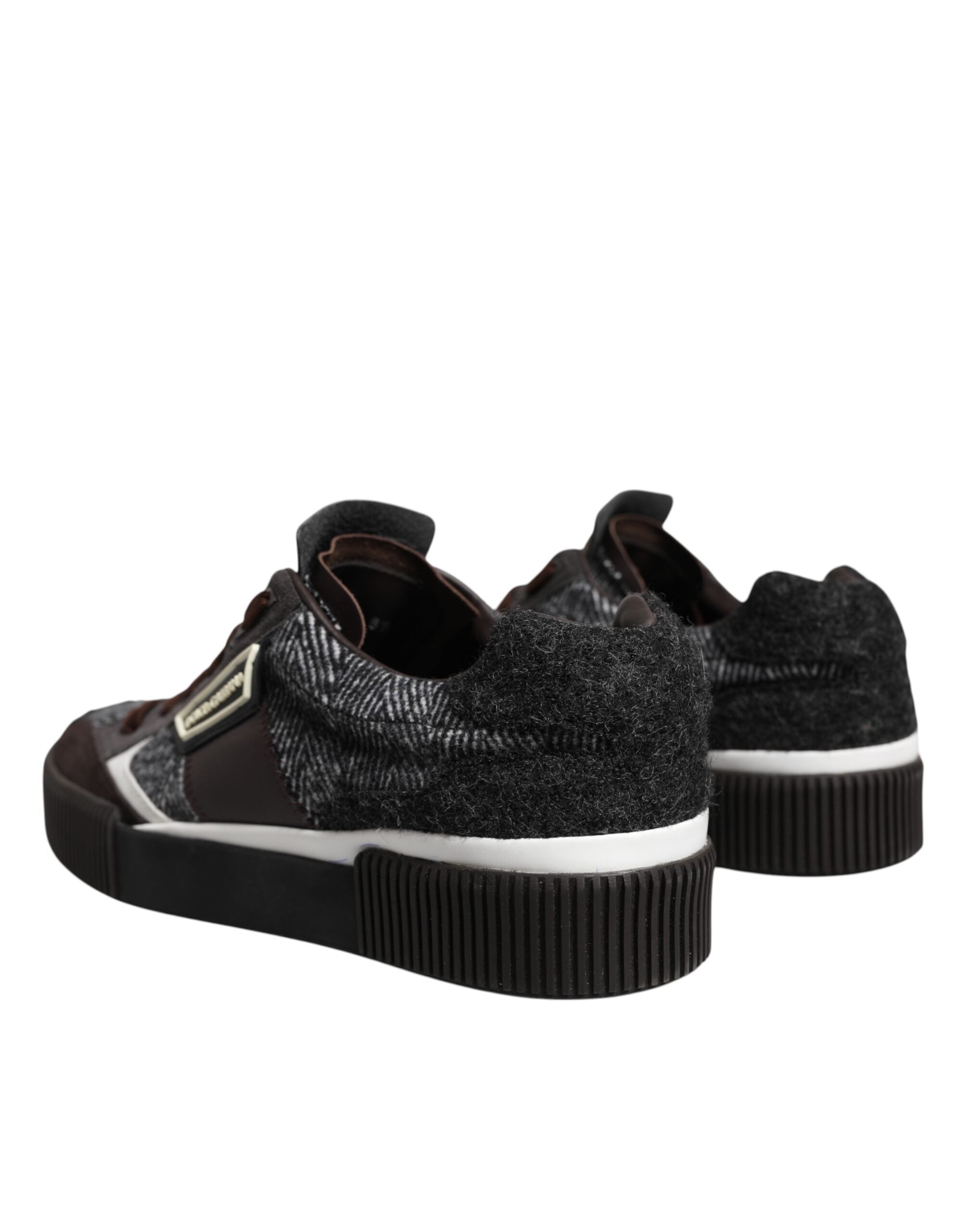 Dolce & Gabbana Multicolor Leather Low Top Sneakers Men's Shoes