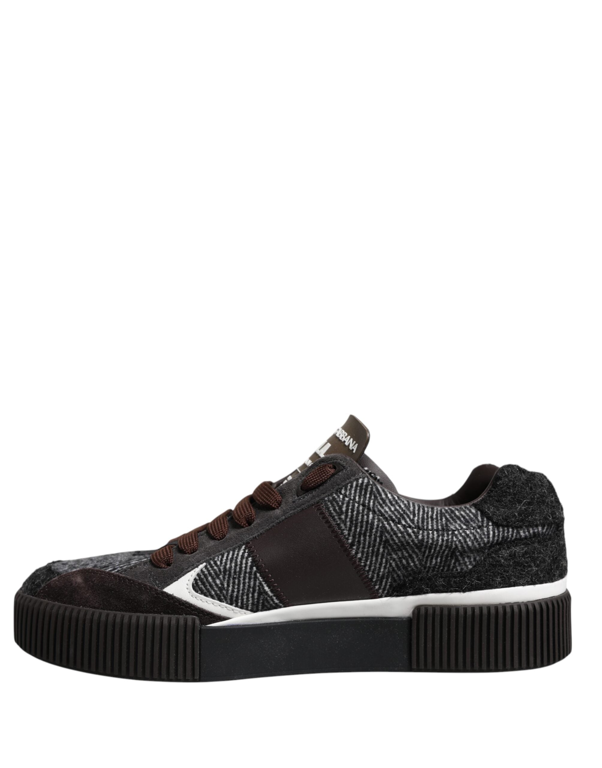 Dolce & Gabbana Multicolor Leather Low Top Sneakers Men's Shoes