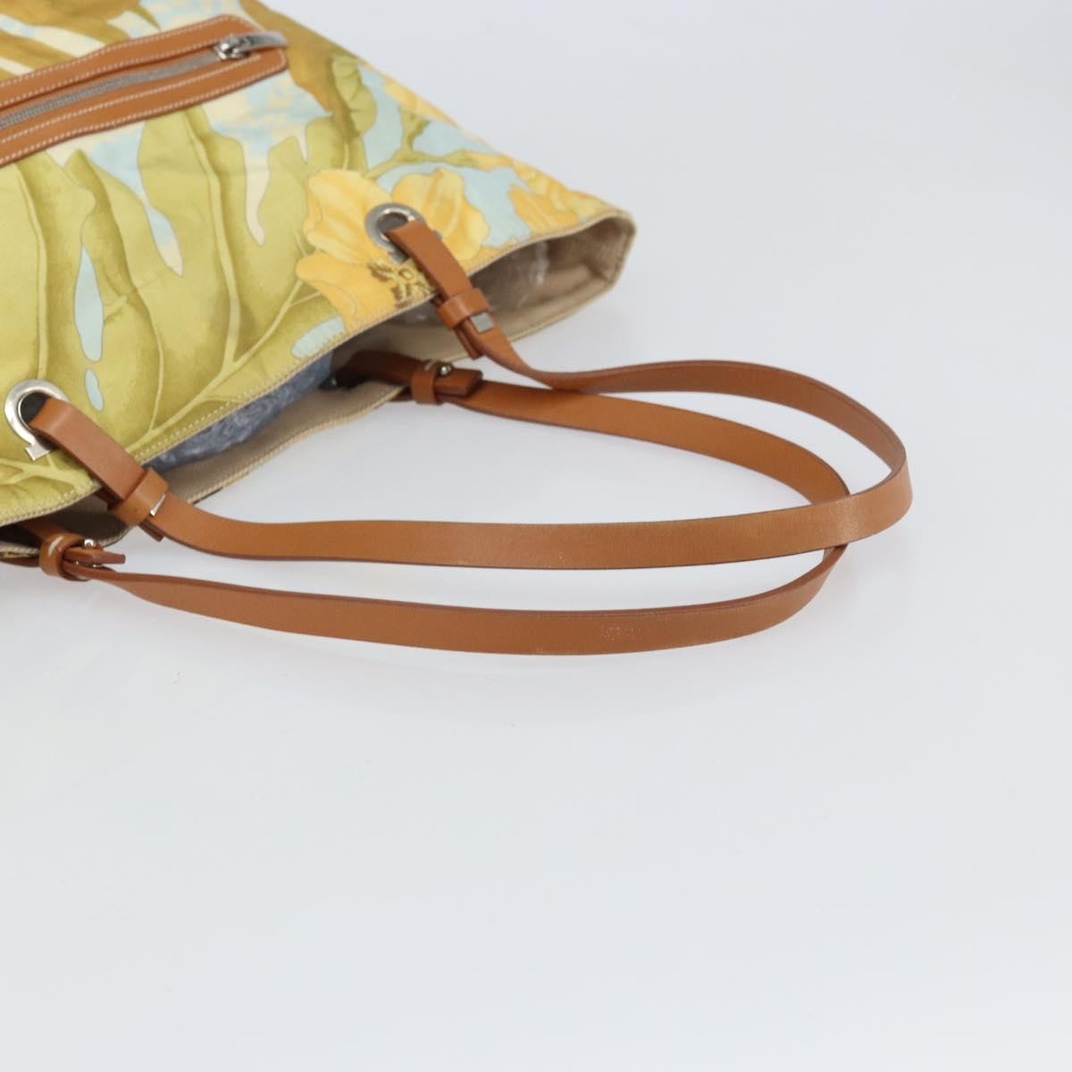 Salvatore Ferragamo Vintage Nylon Multicolour Nylon Tote Bag Bag (Pre-Owned)