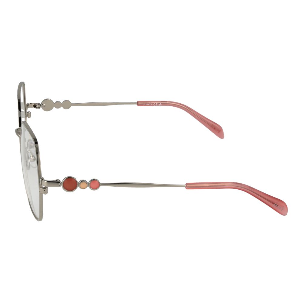 Emilio Pucci Gray Metal Glasses Women's (Frames)