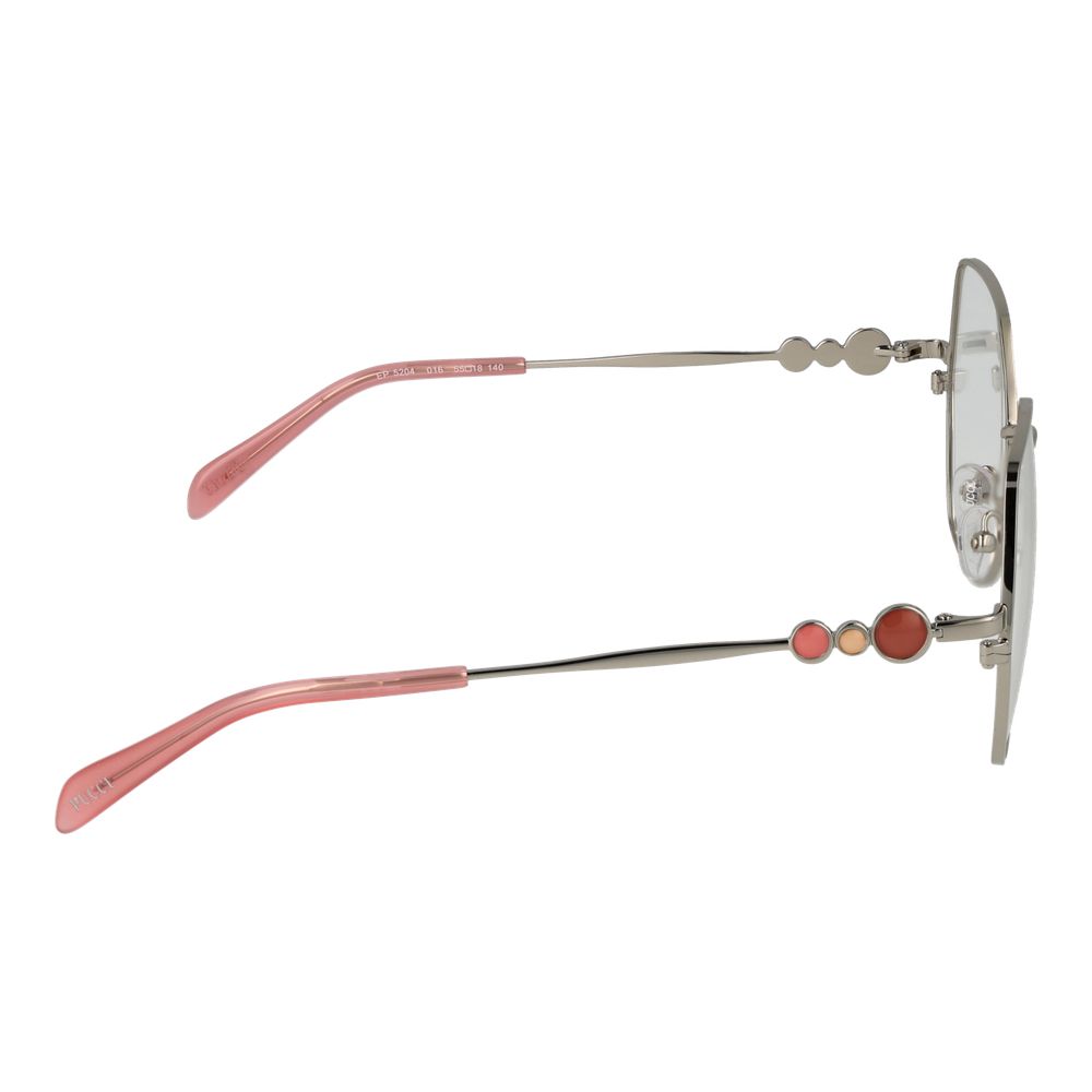 Emilio Pucci Gray Metal Glasses Women's (Frames)
