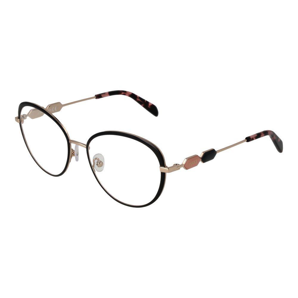 Emilio Pucci Black Metal Glasses Women's (Frames)
