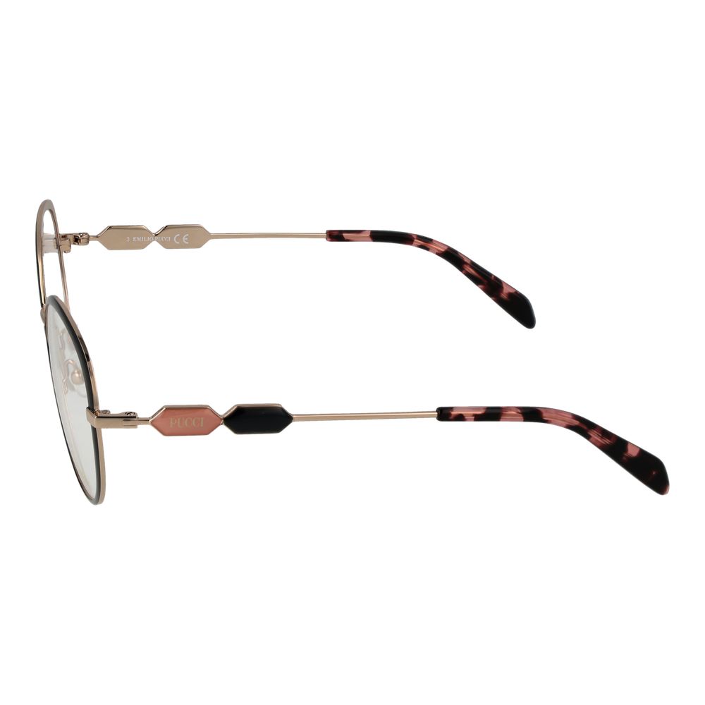 Emilio Pucci Black Metal Glasses Women's (Frames)