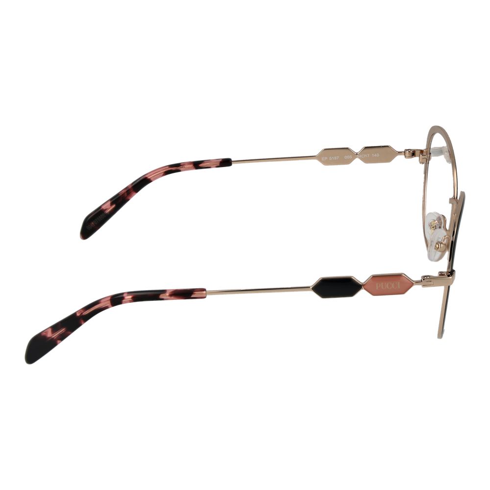 Emilio Pucci Black Metal Glasses Women's (Frames)