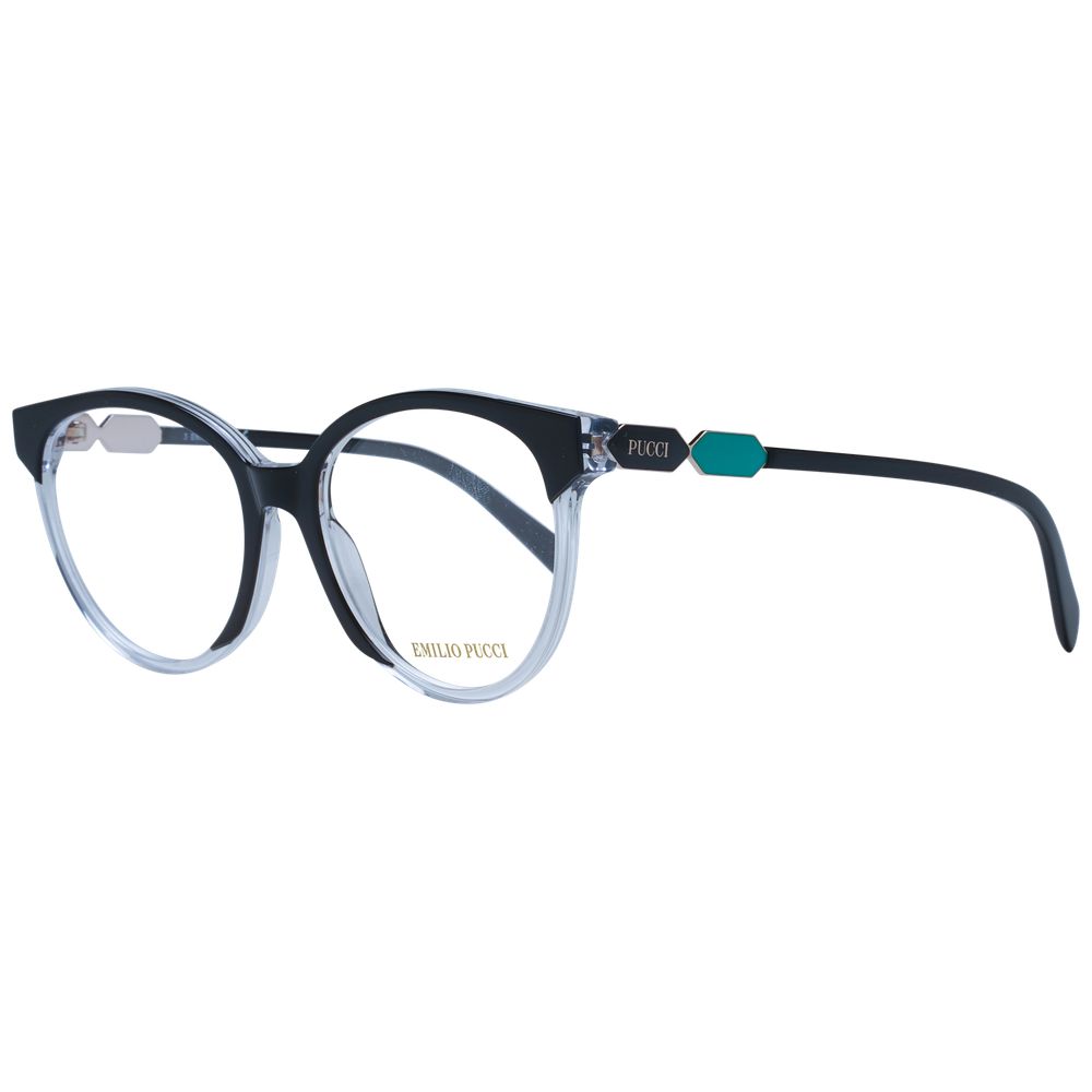 Emilio Pucci Black Plastic Glasses Women's (Frames)