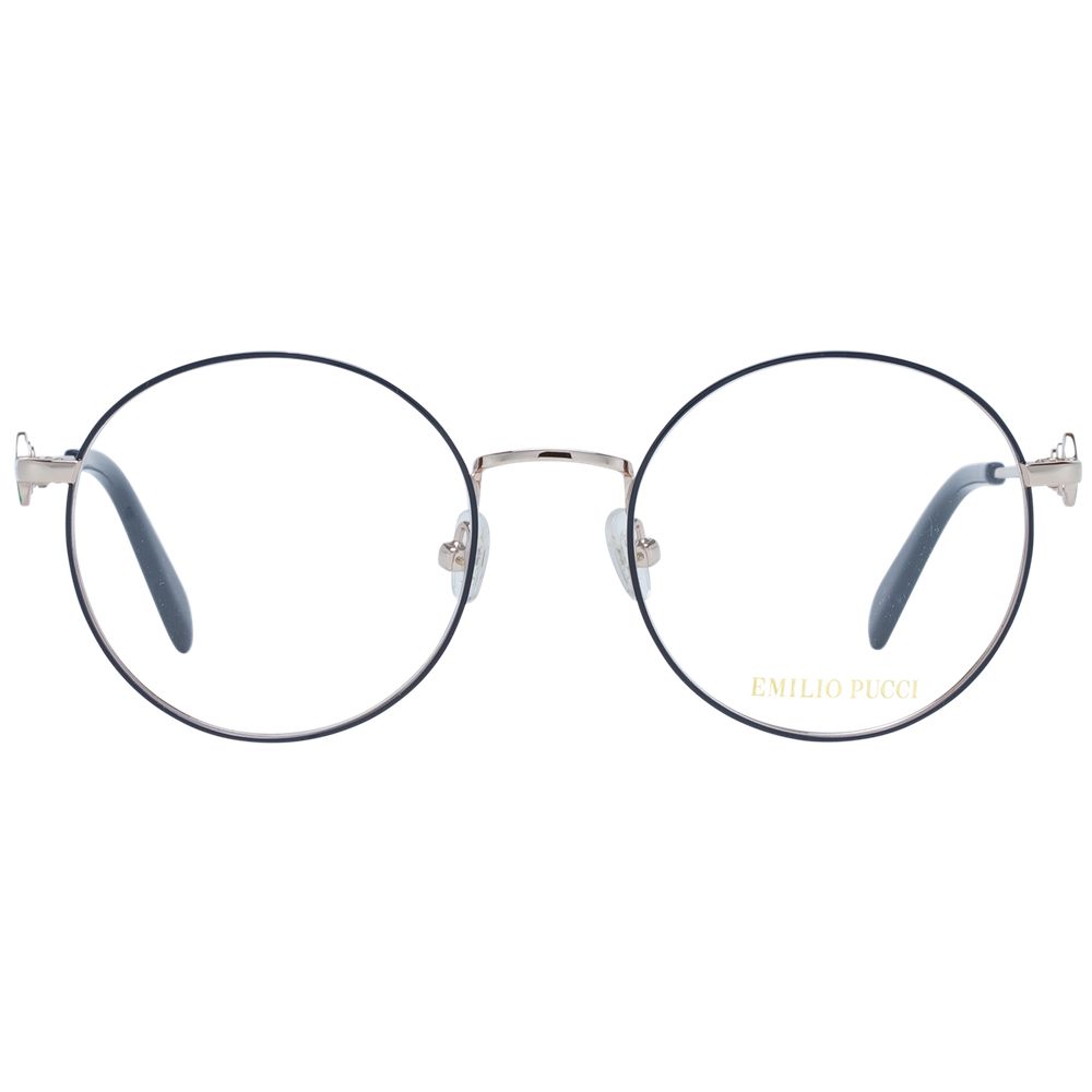 Emilio Pucci Blue Metal Glasses Women's (Frames)