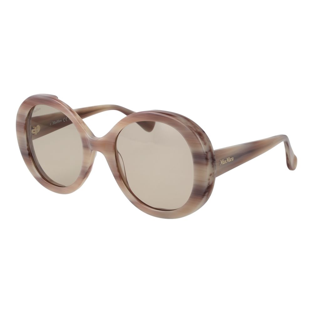 Max Mara Beige Acetate Women's Sunglasses