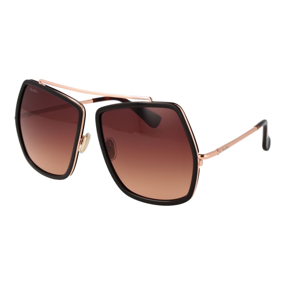 Max Mara Brown Metal Women's Sunglasses