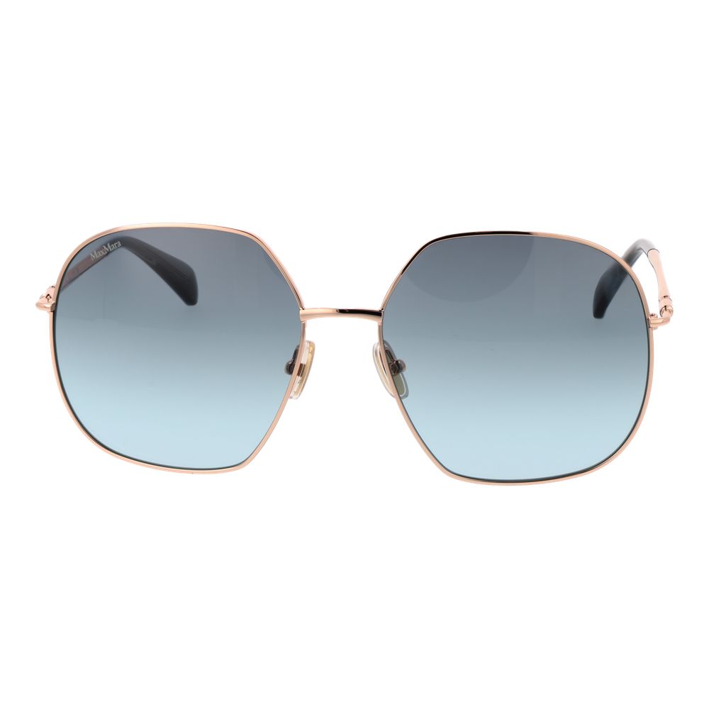 Max Mara Rose Gold Metal Women's Sunglasses