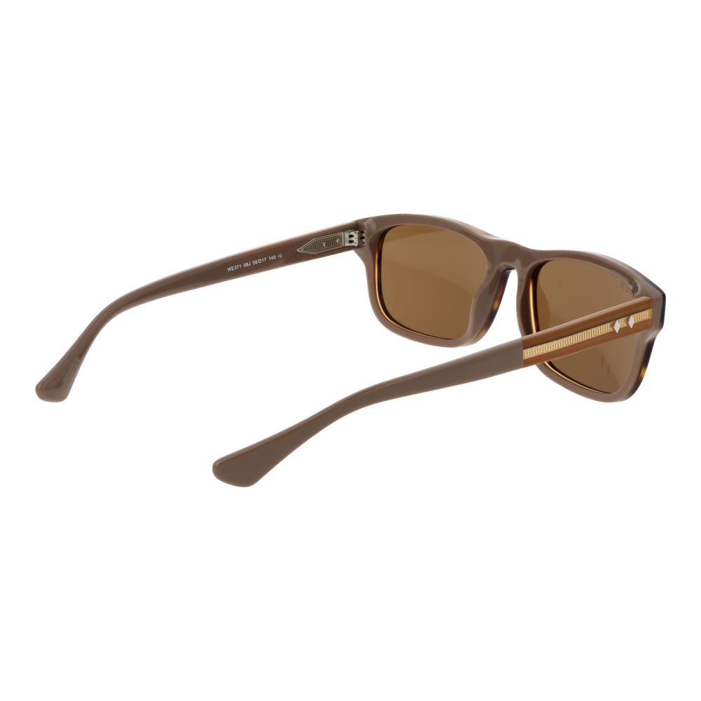 Web Brown Acetate Men's Sunglasses