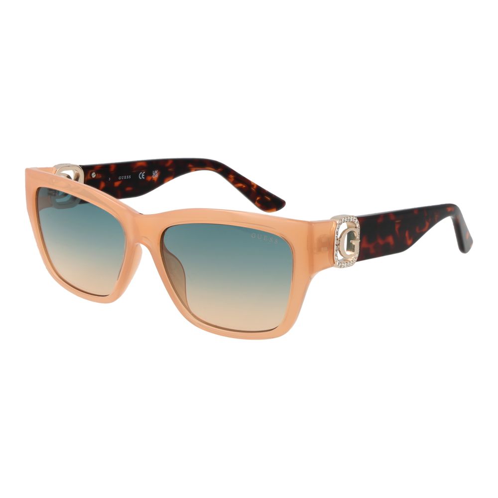 Guess Beige Stainless Steel Women's Sunglasses
