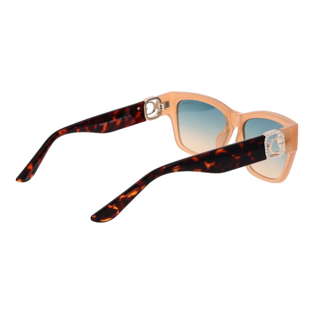 Guess Beige Stainless Steel Women's Sunglasses