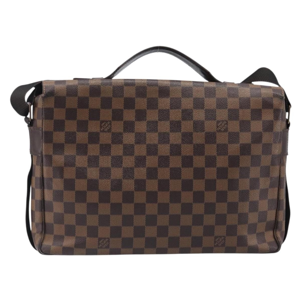 Louis Vuitton Broadway Damier Ebene Brown Canvas Shoulder Bag Bag (Pre-Owned)