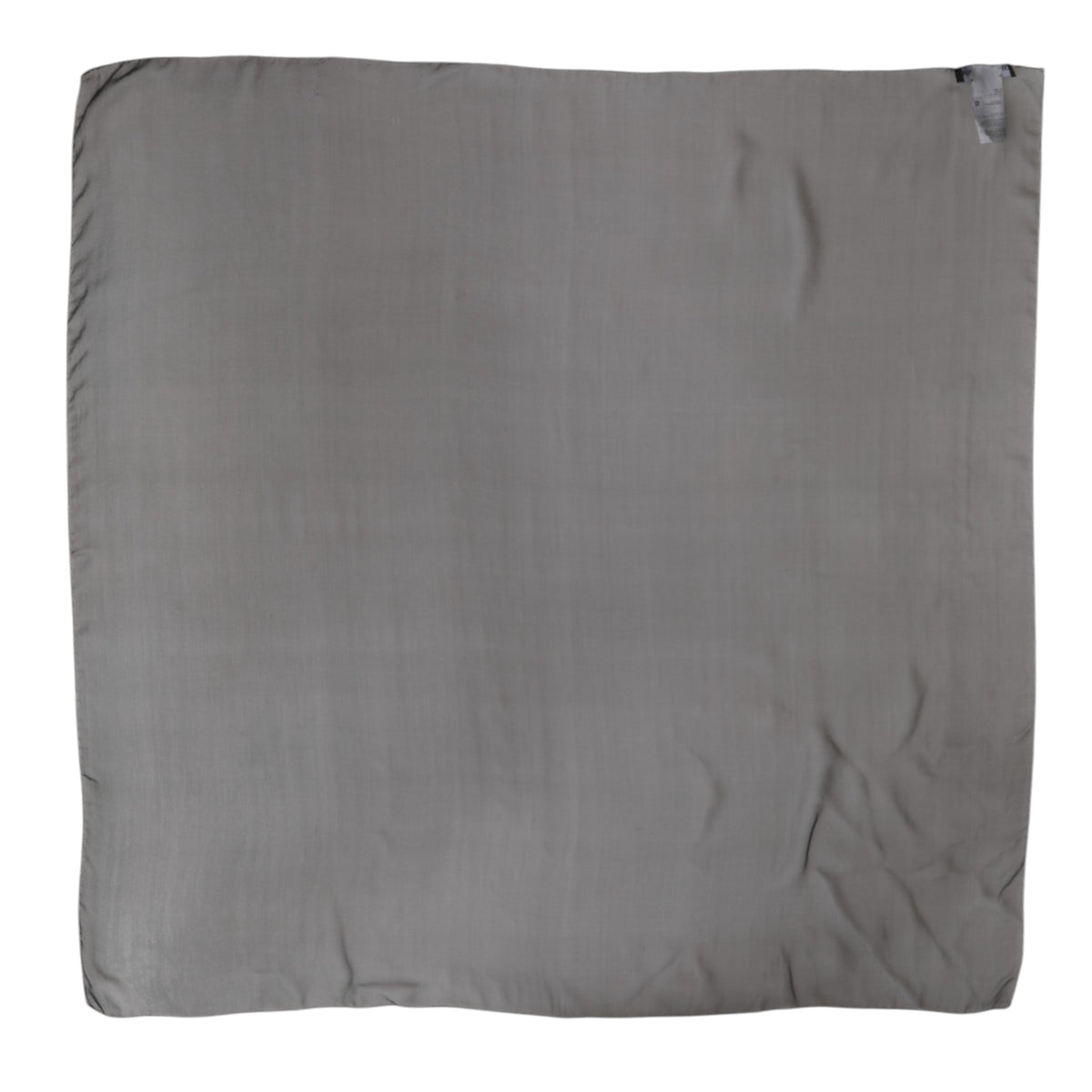 Dolce & Gabbana Gray Black Silk Square Women Foulard Women's Scarf