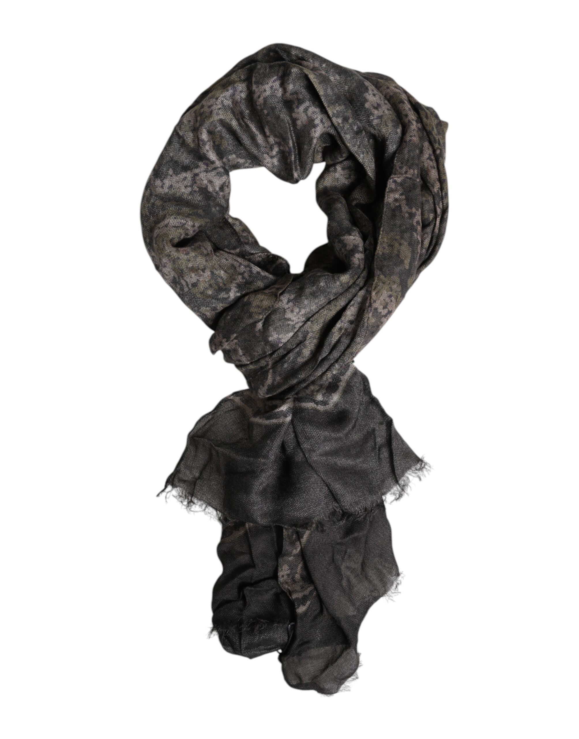 Dolce & Gabbana Camouflage Neck Warmer Wrap Foulard Men's Scarf