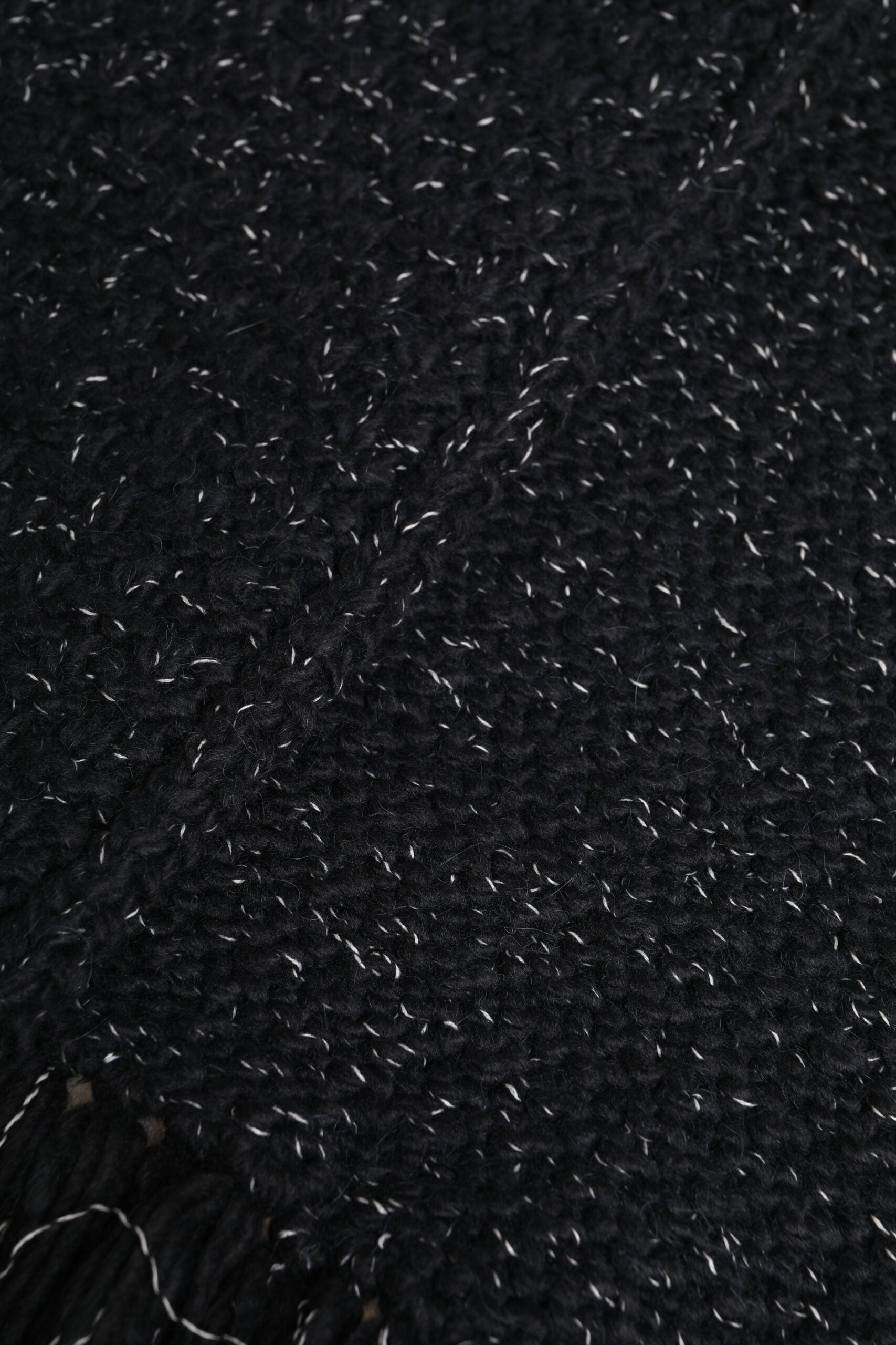 Dolce & Gabbana Black Cashmere Neck Warmer Wrap Shawl Men's Scarf