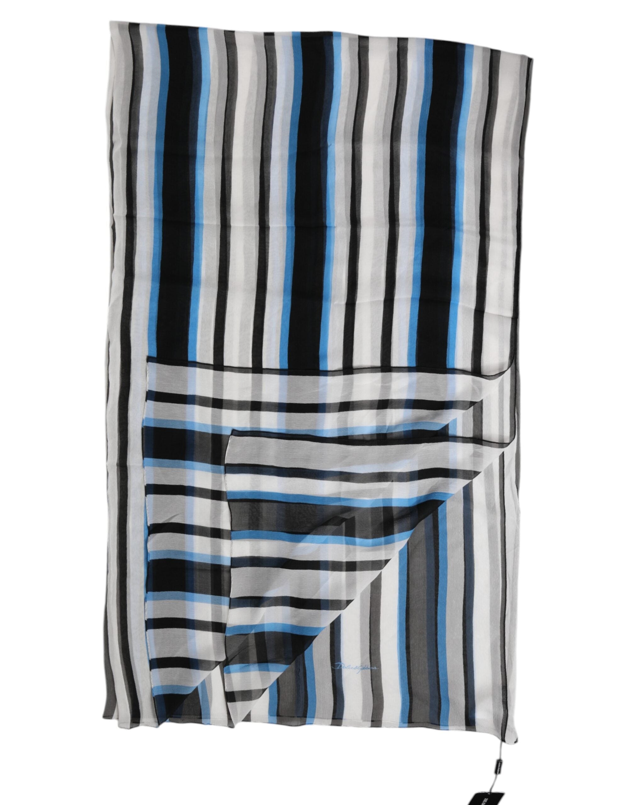 Dolce & Gabbana Multicolor Striped Neck Warmer Wrap Men's Scarf