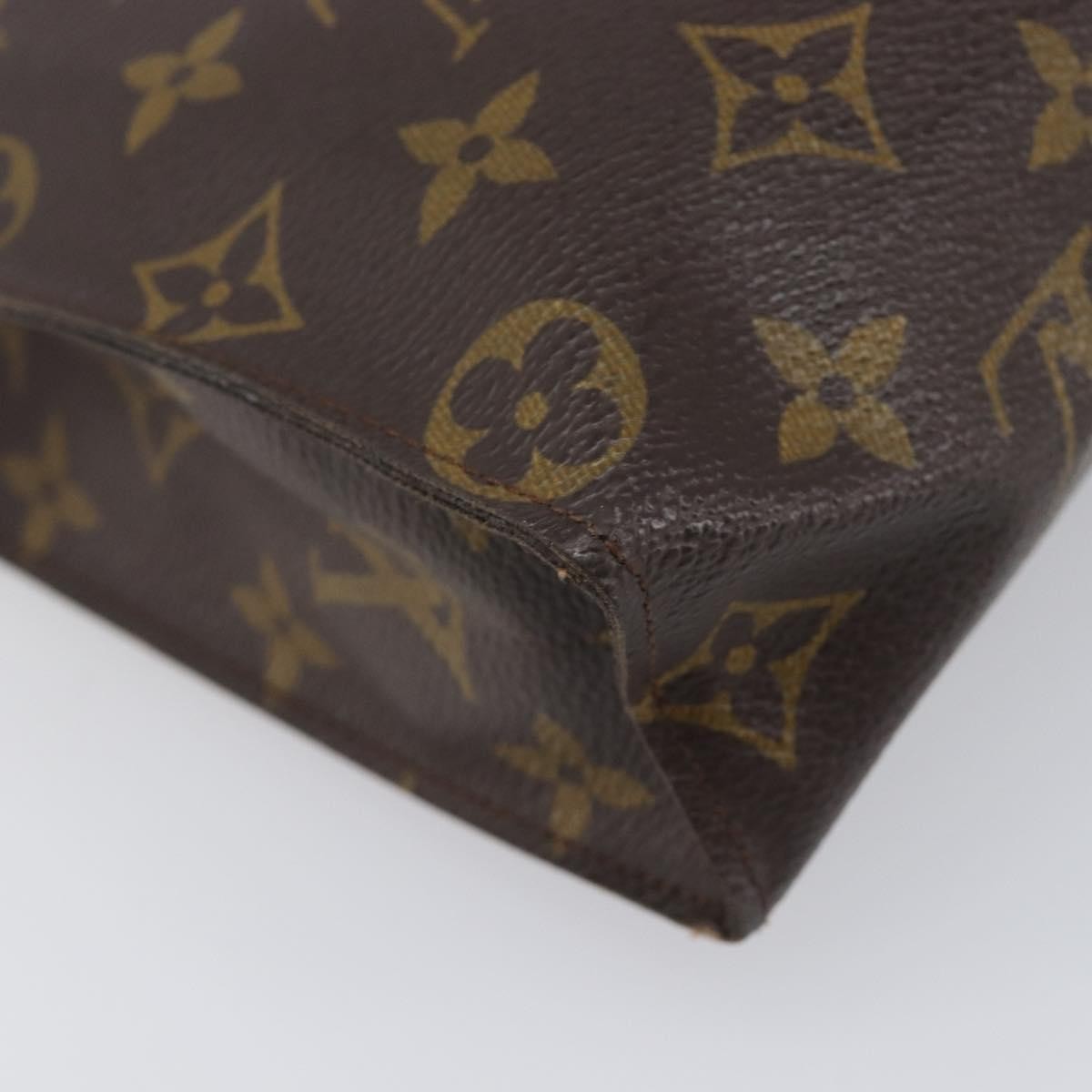 Louis Vuitton Toiletry Pouch Monogram Canvas Brown Canvas Clutche & Pouche Bag (Pre-Owned)