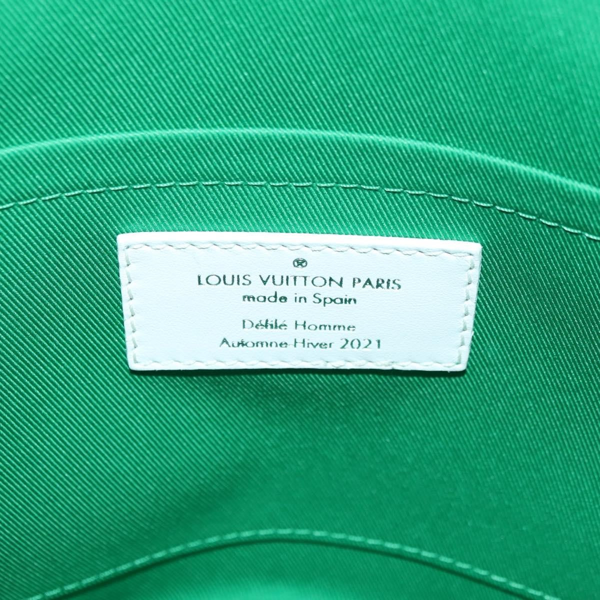 Louis Vuitton Litter Everyday Signature Vintage Monogram Canvas Green Canvas Handbag (Pre-Owned)