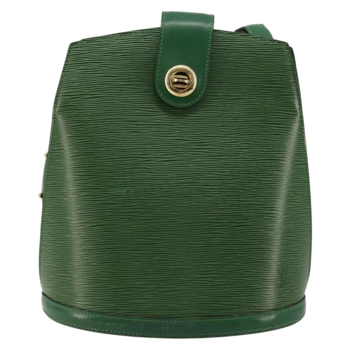 Louis Vuitton Cluny Epi Leather Green Leather Shoulder Bag Bag (Pre-Owned)
