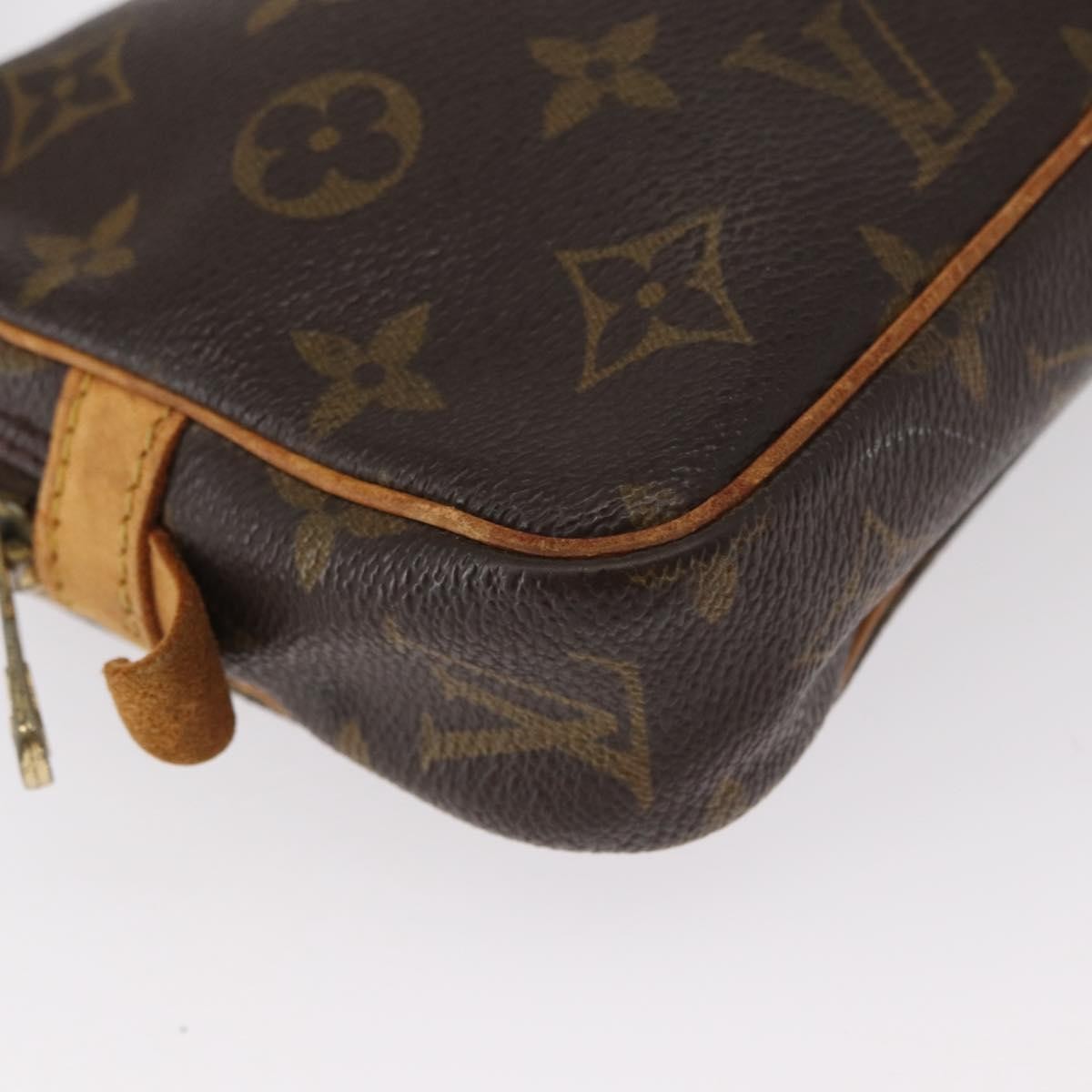 Louis Vuitton Pochette Marly Bandouliere Monogram Canvas Brown Canvas Clutche & Pouche Bag (Pre-Owned)