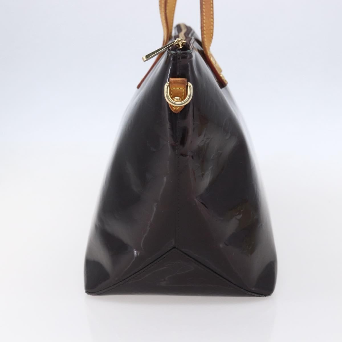Louis Vuitton Bellevue Monogram Vernis Burgundy Patent_Leather Tote Bag Bag (Pre-Owned)