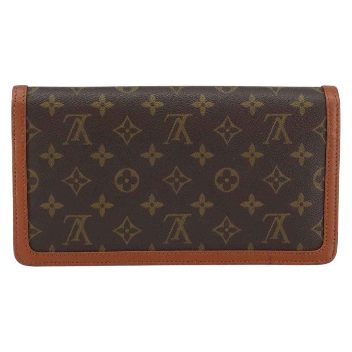 Louis Vuitton Dame Pochette Monogram Canvas Brown Canvas Clutche & Pouche Bag (Pre-Owned)