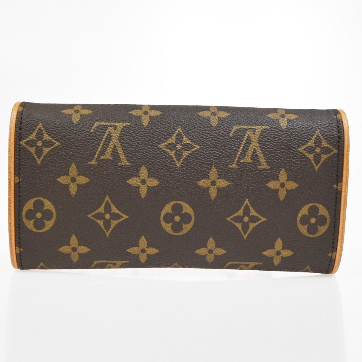 Louis Vuitton Twin Monogram Canvas Brown Canvas Clutche & Pouche Bag (Pre-Owned)