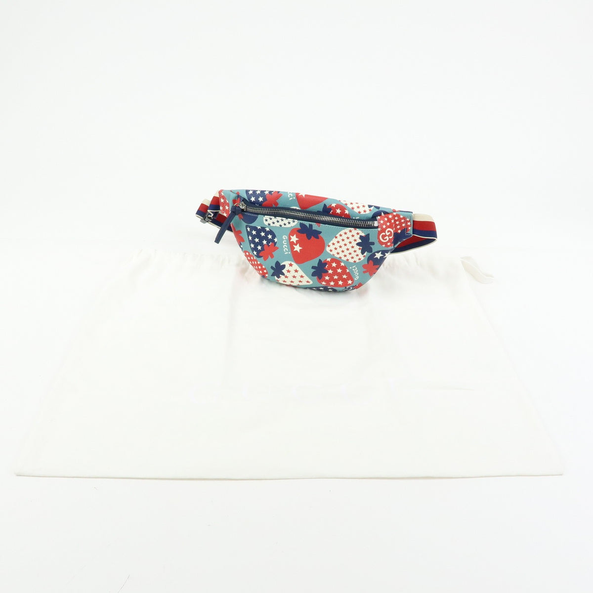 Gucci Children's Belt Printed Coated Canvas Multicolour Canvas Handbag (Pre-Owned)