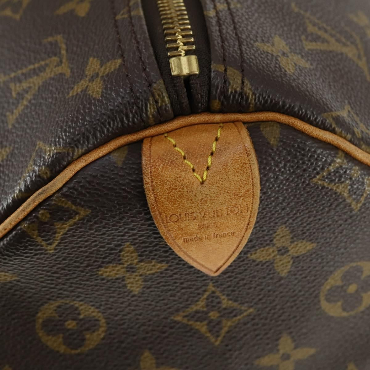 Louis Vuitton Keepall Monogram Canvas Brown Canvas Travel Bag Bag (Pre-Owned)