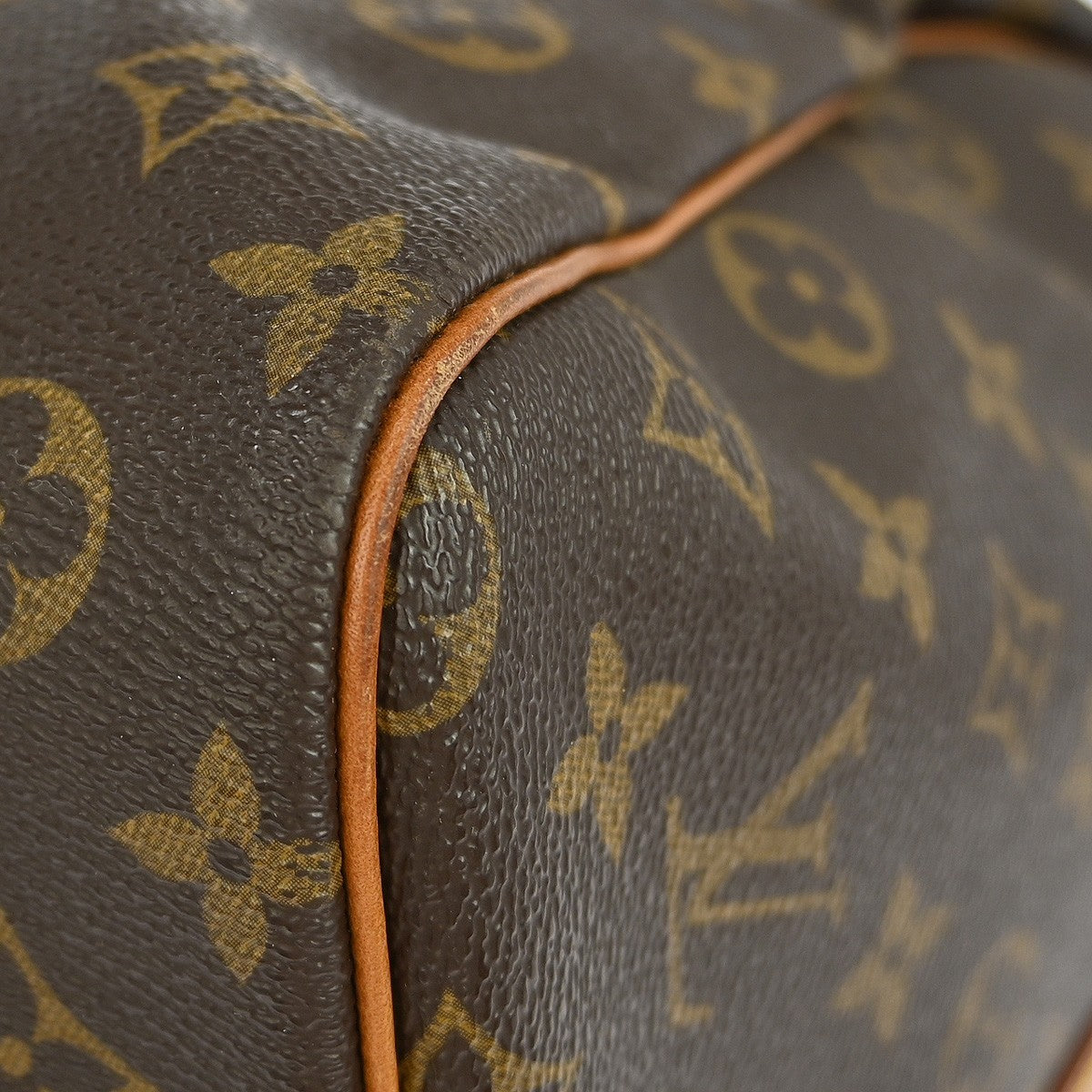 Louis Vuitton Keepall Bandoulière Monogram Brown Canvas Travel Bag Bag (Pre-Owned)