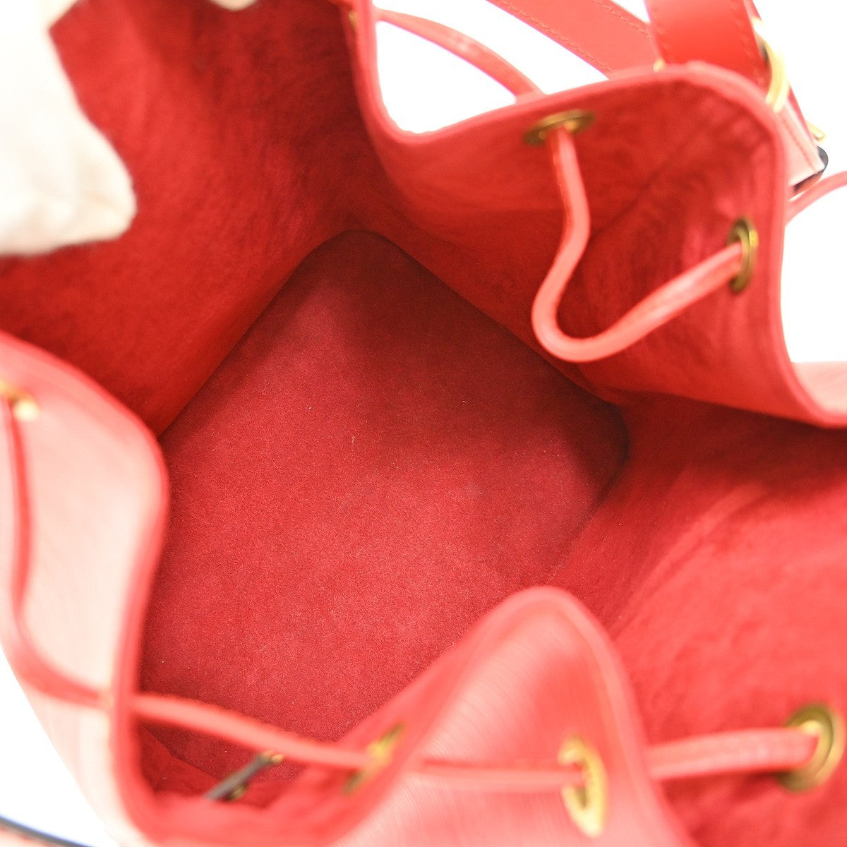 Louis Vuitton Petit Noe Epi Leather Red Leather Shoulder Bag Bag (Pre-Owned)
