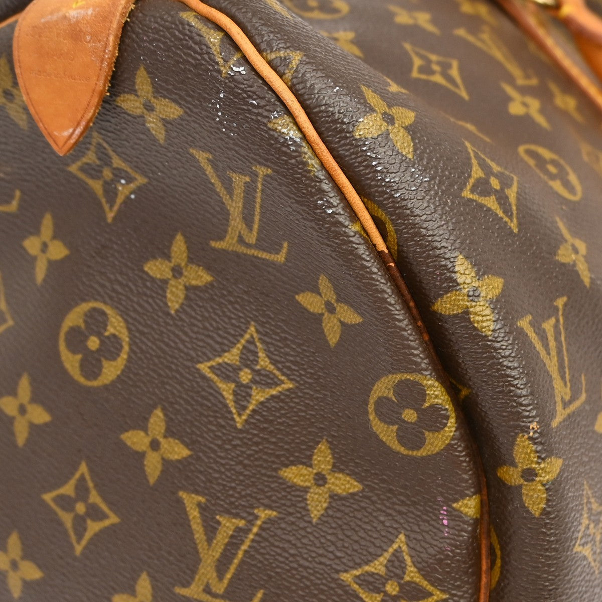 Louis Vuitton Keepall Monogram Brown Canvas Travel Bag Bag (Pre-Owned)