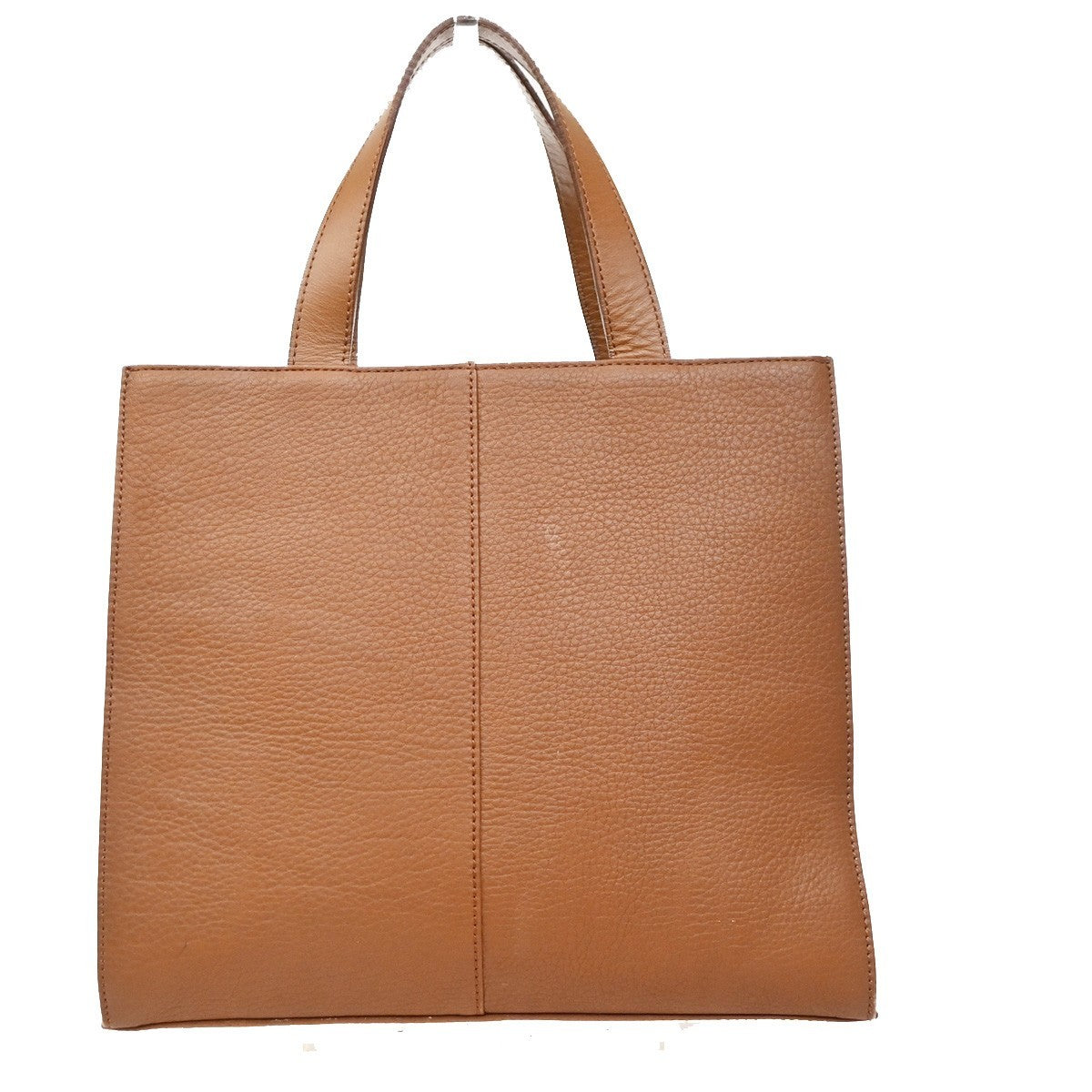 Burberry Vintage Zip Leather Brown Leather Tote Bag Bag (Pre-Owned)
