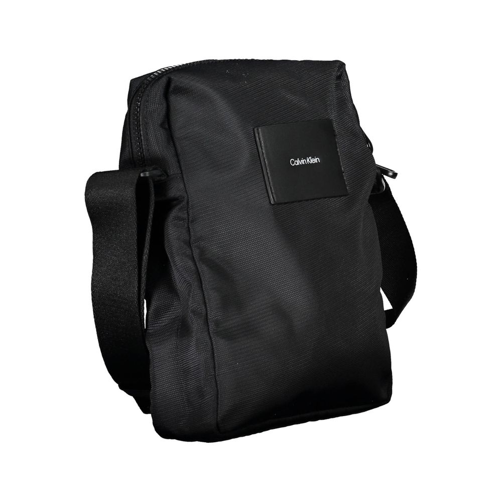Calvin Klein Black Polyester Men's Shoulder Men's Bag