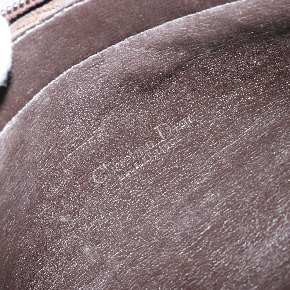 Christian Dior Vintage Cd Trotter Canvas Brown Canvas Handbag (Pre-Owned)